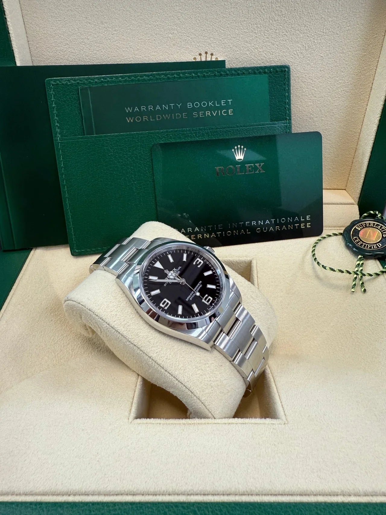 Rolex Explorer Oyster Perpetual Explorer Black
